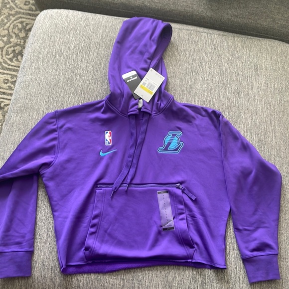 Super soft Los Angeles Lakers Courtside Fleece Hoodie - Picture 1 of 9